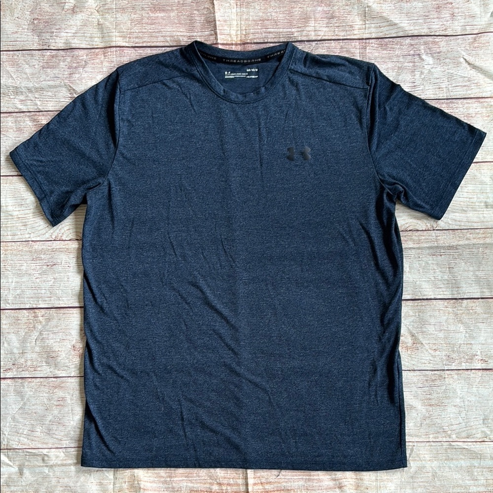 Under Armour Men's Navy Blue Threadborne Loose T-Shirt